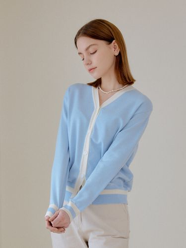 Color Cardigan_Light Blue - YUPPE - Modalova