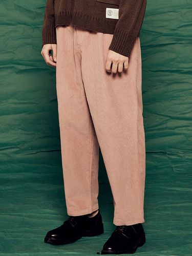 Corduroy Wide Banding Pants _ - FFEFF STUDIO - Modalova