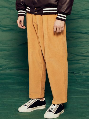 Corduroy Wide Banding Pants _ - FFEFF STUDIO - Modalova