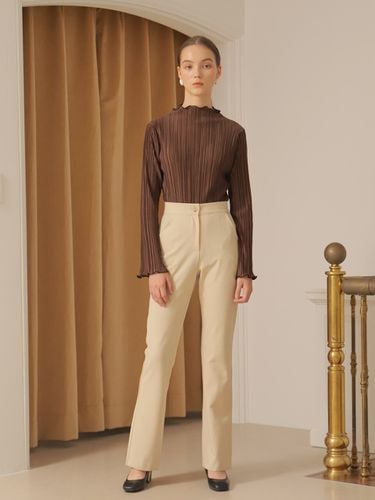 Bell Bottom Pants_Beige - YUPPE - Modalova