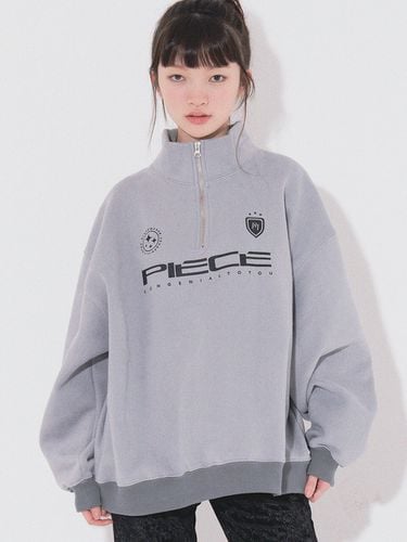 PIECE Team Half Zip-up Crew (2Colors) - PIECEMAKER - Modalova