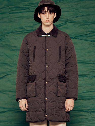 Quilting Trucker Padding Coat _ - FFEFF STUDIO - Modalova