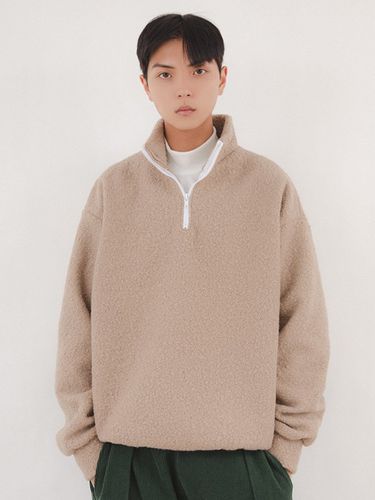 Ego Terry Half Zip-Up Pullover _ - FANACULT - Modalova