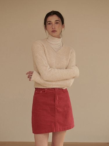 Blur Skirt_Wine - PANDORAFIT - Modalova