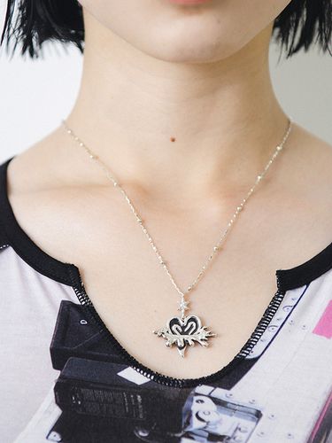 Heart Boom Necklace [925 silver] - GRAYNOISE - Modalova