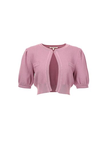 AUBREE Puff Sleeve Short Cardigan () - BAU by Bride And You - Modalova