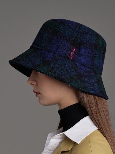 Harris Tweed Bucket Hat Kamil () - WHITE SANDS - Modalova