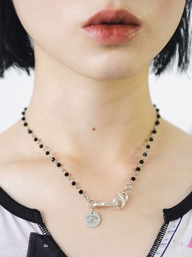 Beads Chain Link Necklace [Black] - GRAYNOISE - Modalova