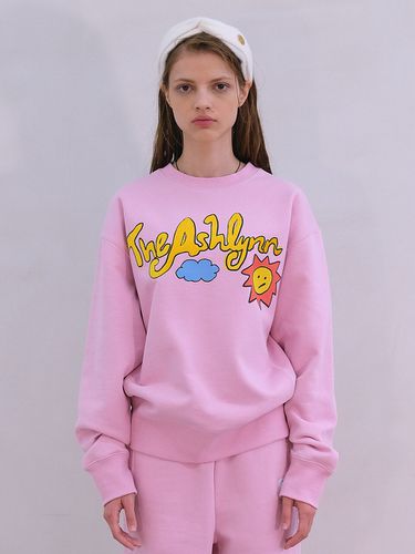 Sunny Stitch Sweatshirt _Pink - THE ASHLYNN - Modalova