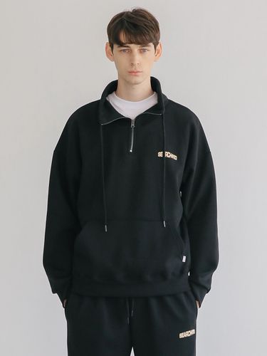 Logo Anorak Sweatshirt_Black - SEARCH410 - Modalova