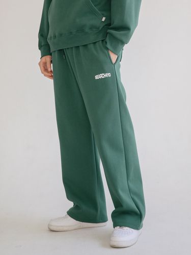 Logo Overfit Wide Sweatpants_Green - SEARCH410 - Modalova