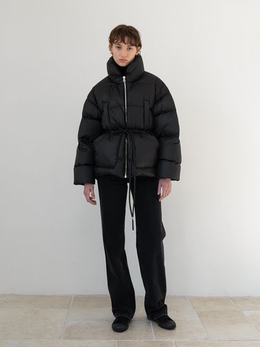 High Neck Padded Puffer Jacket _ Black - LE - Modalova