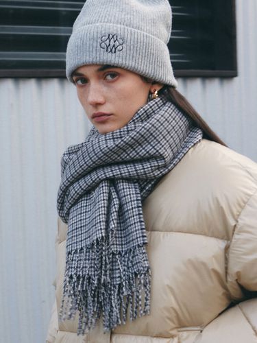 Nicole Mild Checkered Muffler_Black - NICK&NICOLE - Modalova