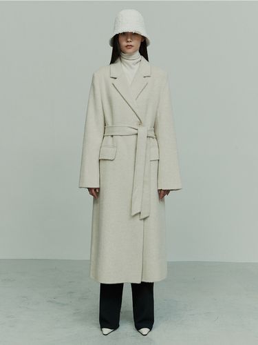 Wool Blend Coat - RE RHEE - Modalova