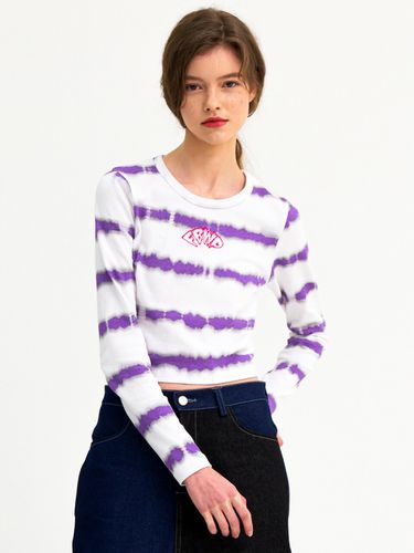 Ciros Cropped Long Sleeve T-Shirt_Violet - FREAKISH BUILDING - Modalova