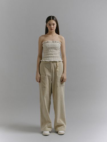 Goldball Corduroy Pants _Mint Beige - SOFT SEOUL - Modalova