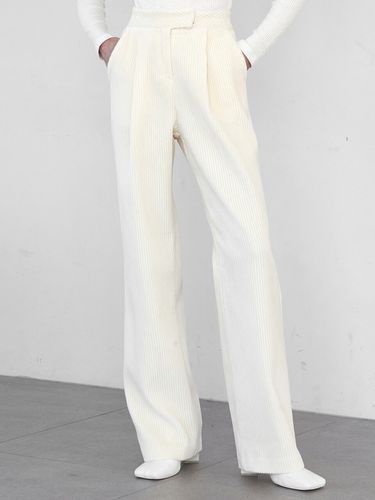 OU1010 Wide Ribbed Slacks - ouie - Modalova