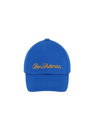 Lettering Logo Ball Cap _ Blue - bensherman - Modalova