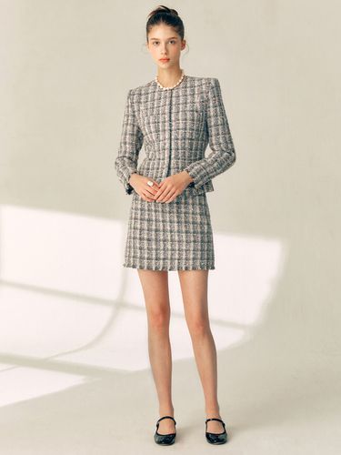 SET] MELANIE Tweed Jacket + RITA Tweed Mini Skirt - BAU by Bride And You - Modalova