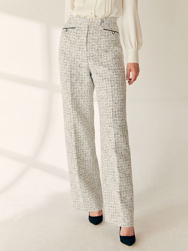 KIMBERLY Semi Wide Tweed Trousers - BAU by Bride And You - Modalova