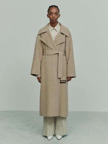 Cashmere Wool Blend Handmade Coat - RE RHEE - Modalova