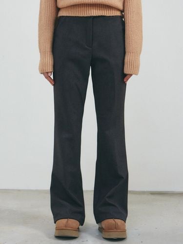 Formal Bootcut Slacks _Charcoal - NICK&NICOLE - Modalova