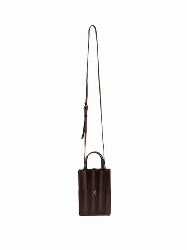 Lucky Pleats Phone Bag_Dark Oak - JOSEPH & STACEY - Modalova