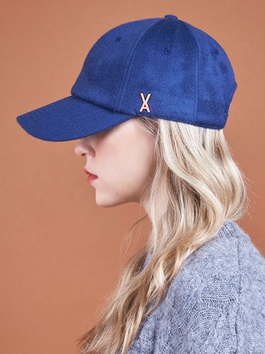 Stud Logo Wool Over Fit Ball Cap - VARZAR - Modalova