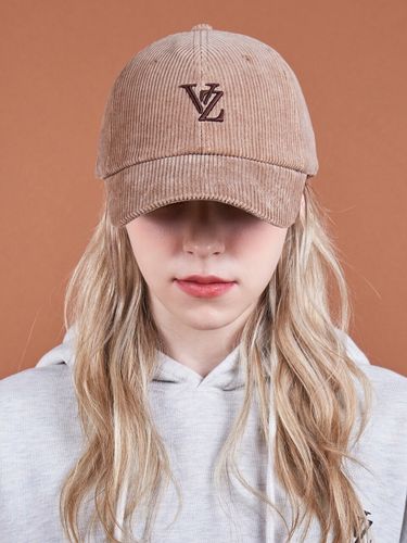 Washed Corduroy Over Fit Ball Cap - VARZAR - Modalova