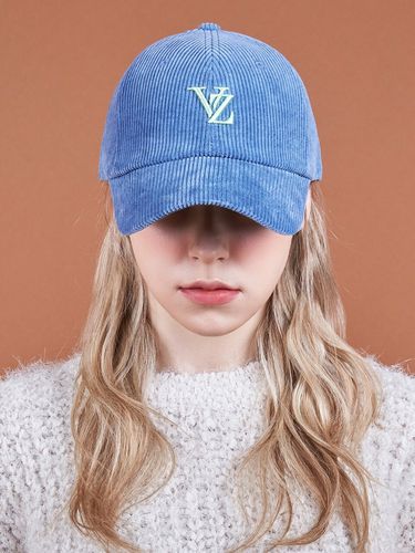 Washed Corduroy Over Fit Ball Cap - VARZAR - Modalova