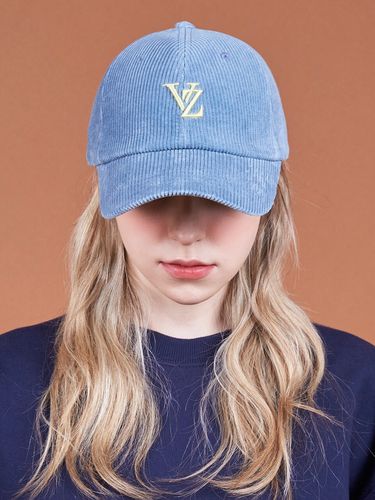 Washed Corduroy Over Fit Ball Cap - VARZAR - Modalova