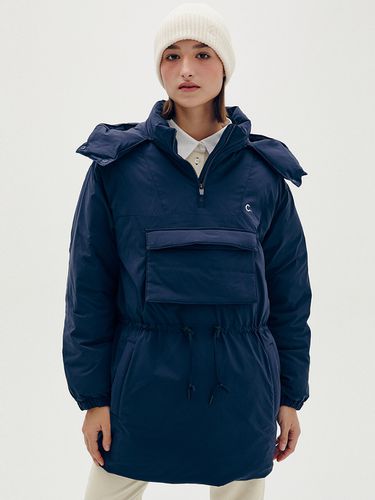 Warm Padded Down Anorak (Dark Navy) - CLOVE - Modalova