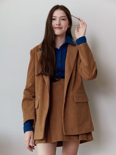 Classic Corduroy Jacket _ Camel - bibyseob - Modalova