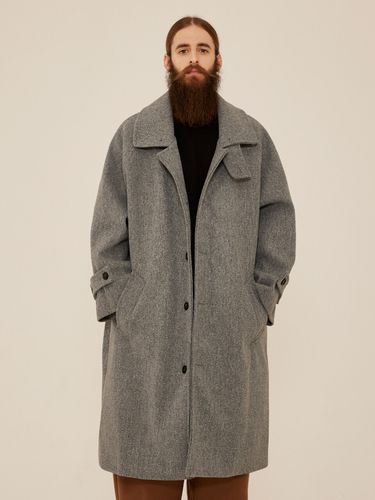 CB Oversized Balmacaan Wool Coat _ - CARGOBROS - Modalova