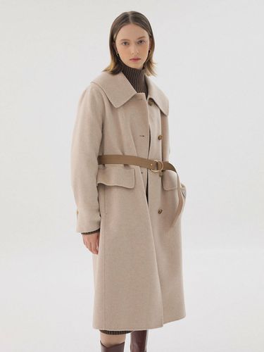 Wide-collar Cashmere Handmade Coat - on&on - Modalova