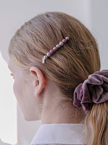 Candy Ball Hair Pin - Pink / Navy - Jean Paul Clarisse - Modalova