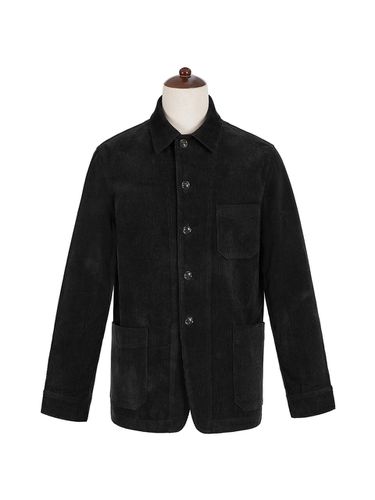 Corduroy French Work Jacket (Black) - SORTIE - Modalova