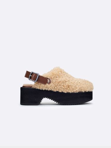 Jins Fuzzy Platform Clog_Brown - SCOMBER - Modalova