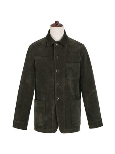 Corduroy French Work Jacket (Khaki) - SORTIE - Modalova