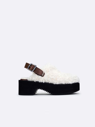 Jins Fuzzy Platform Clog_White - SCOMBER - Modalova