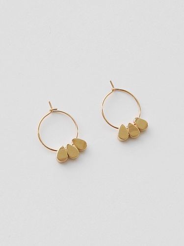 Three Drops Ring Earrings (2 Colors) - FANTASTIC PLANET - Modalova