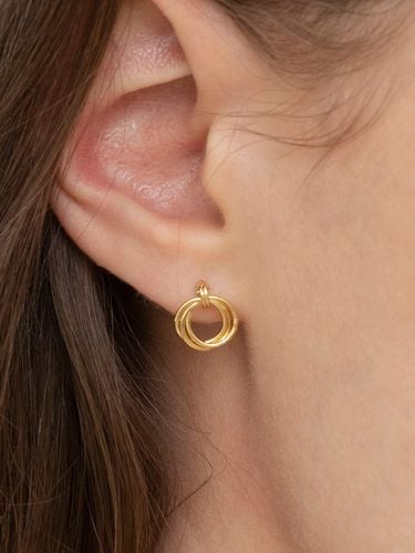 Three Hoop Earrings (2 Colors) - FANTASTIC PLANET - Modalova