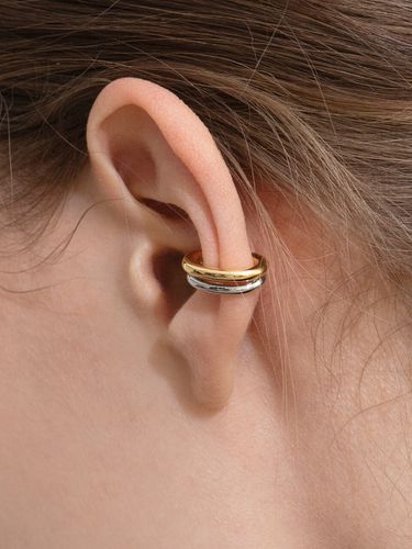 Two Tone Line Ear Cuff - FANTASTIC PLANET - Modalova