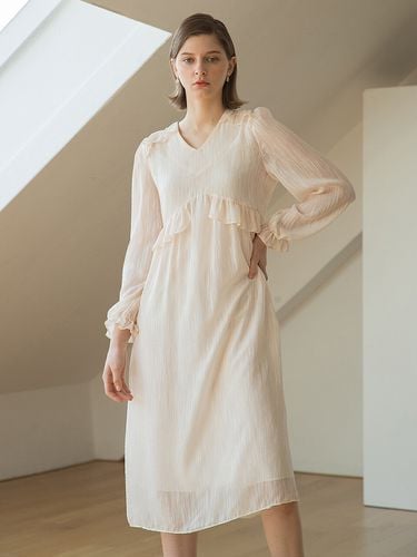 Embo Frill Dress - clet - Modalova