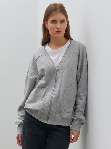 Pocket Zip-Up Jacket_Gray - camino - Modalova