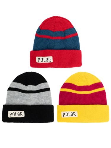 Workerman Stripe Beanie - POLERSTUFF - Modalova