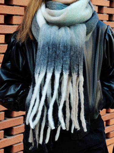 Vol Scarf_ Blue Gray - SCOMBER - Modalova