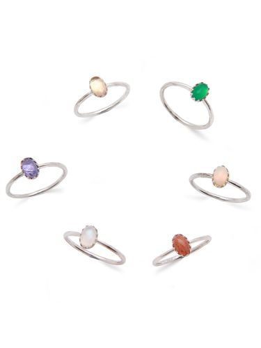 Gemstone Xpier Ring (6 Colors) - XPIER - Modalova