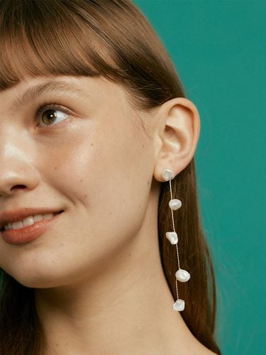 Natural Pearl Drop Earrings - XPIER - Modalova