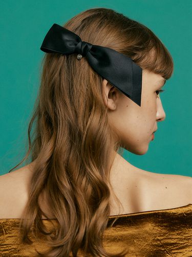 Satin Ribbon Tie Hairpin - XPIER - Modalova